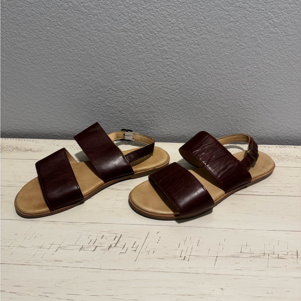 Portland leather Brown Leather Sandals